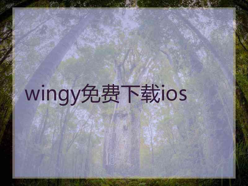 wingy免费下载ios