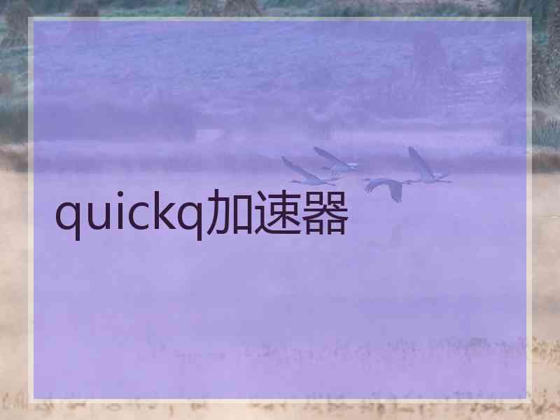 quickq加速器