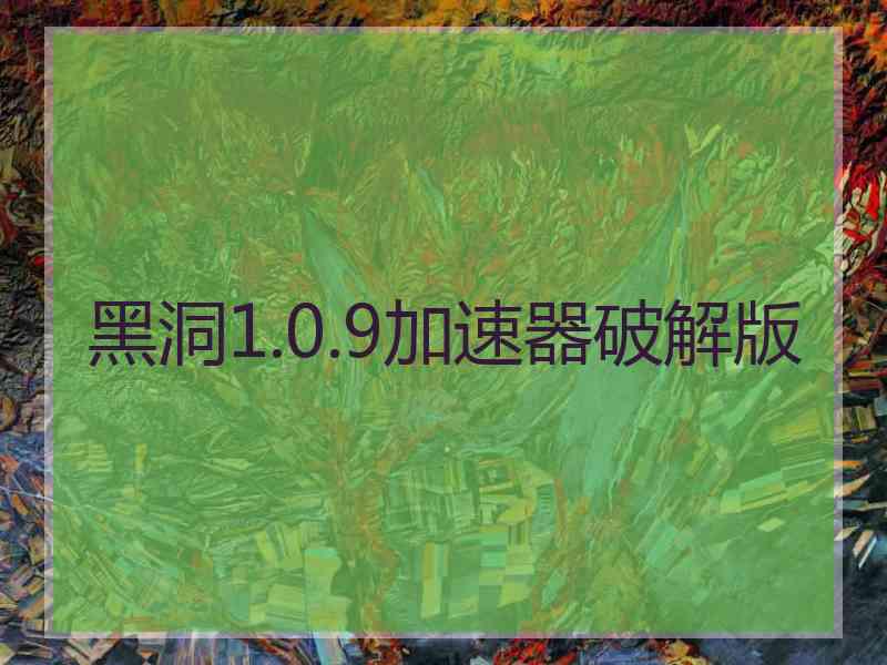 黑洞1.0.9加速器破解版