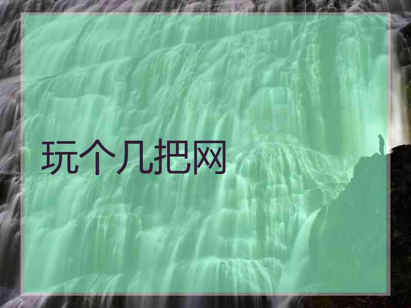 玩个几把网