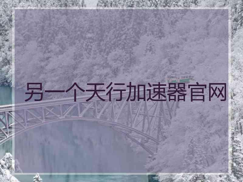 另一个天行加速器官网