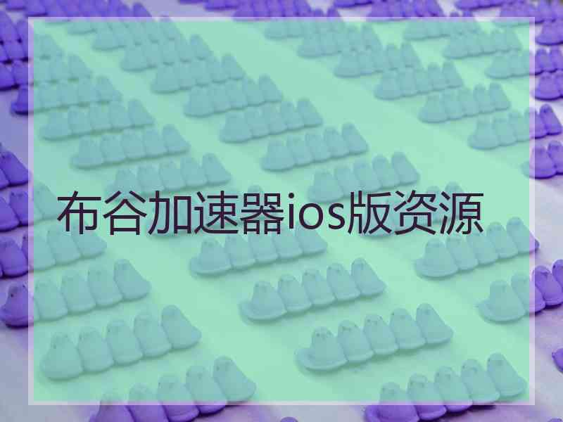 布谷加速器ios版资源