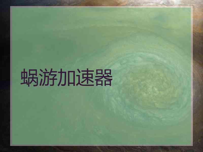 蜗游加速器