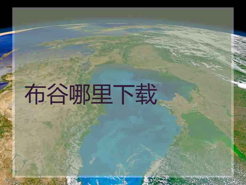 布谷哪里下载