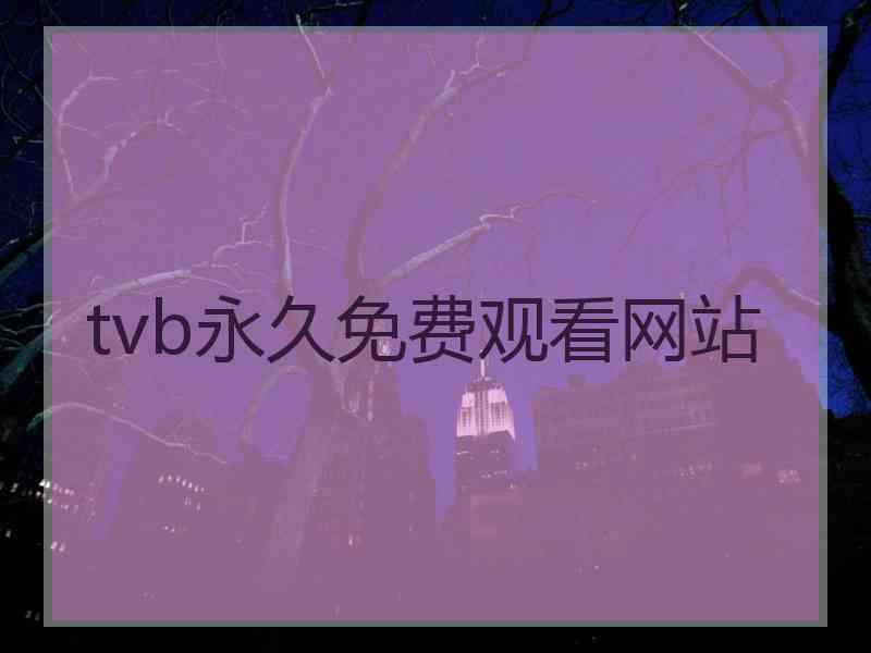 tvb永久免费观看网站