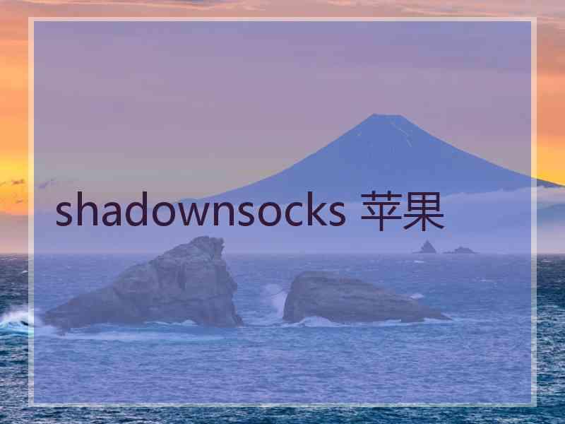 shadownsocks 苹果