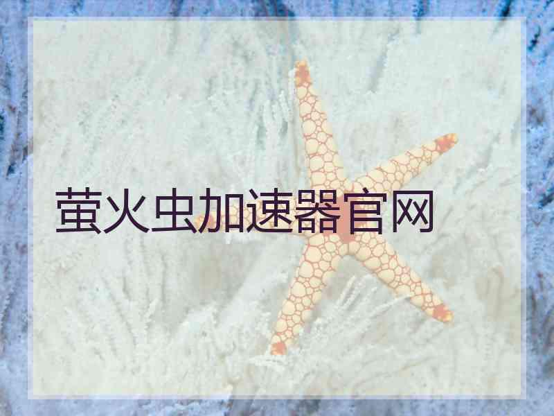 萤火虫加速器官网