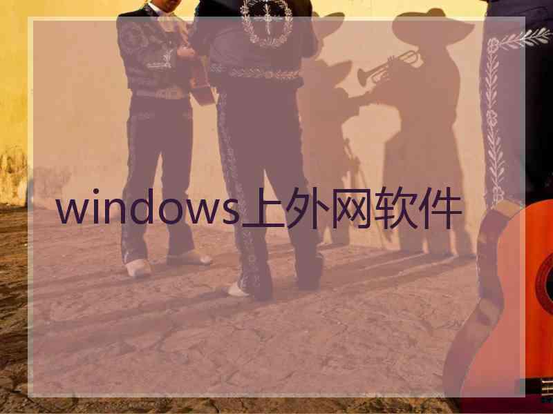 windows上外网软件