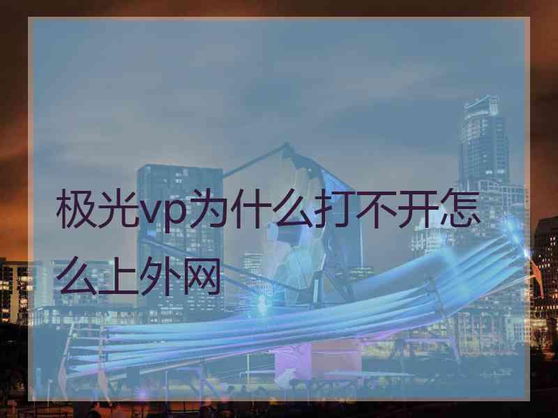 极光vp为什么打不开怎么上外网