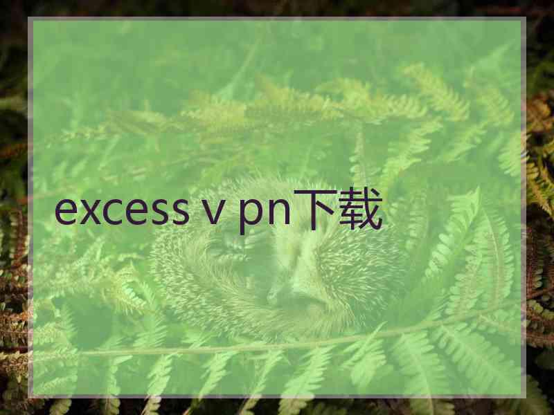 excessⅴpn下载