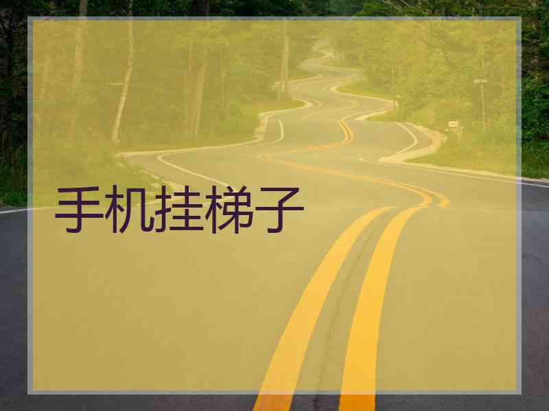 手机挂梯子