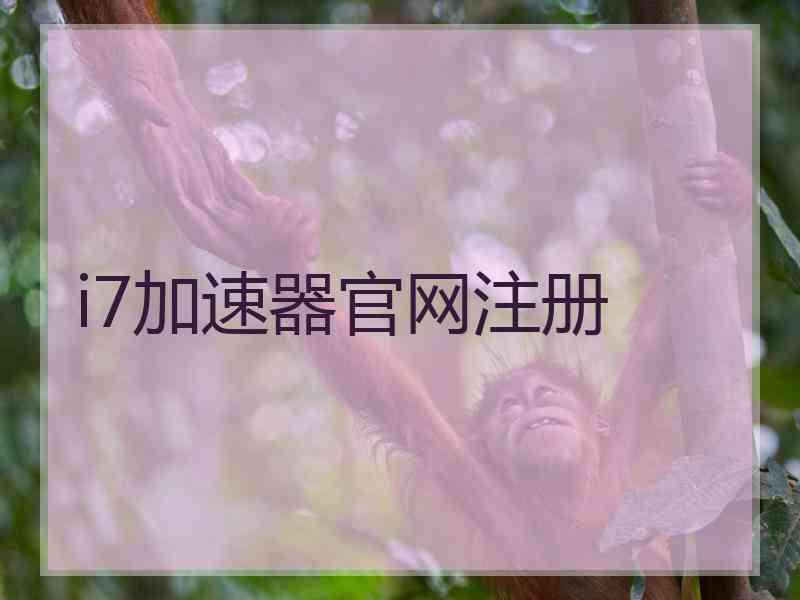 i7加速器官网注册