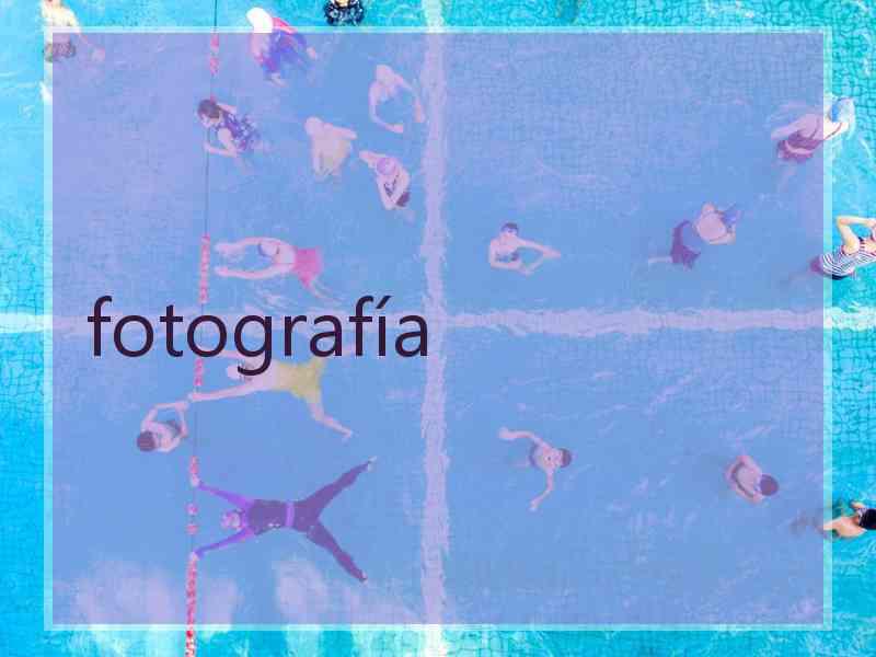 fotografía