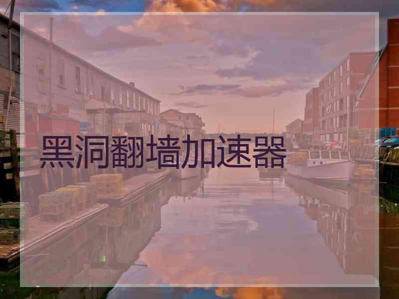黑洞翻墙加速器
