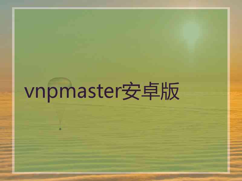 vnpmaster安卓版