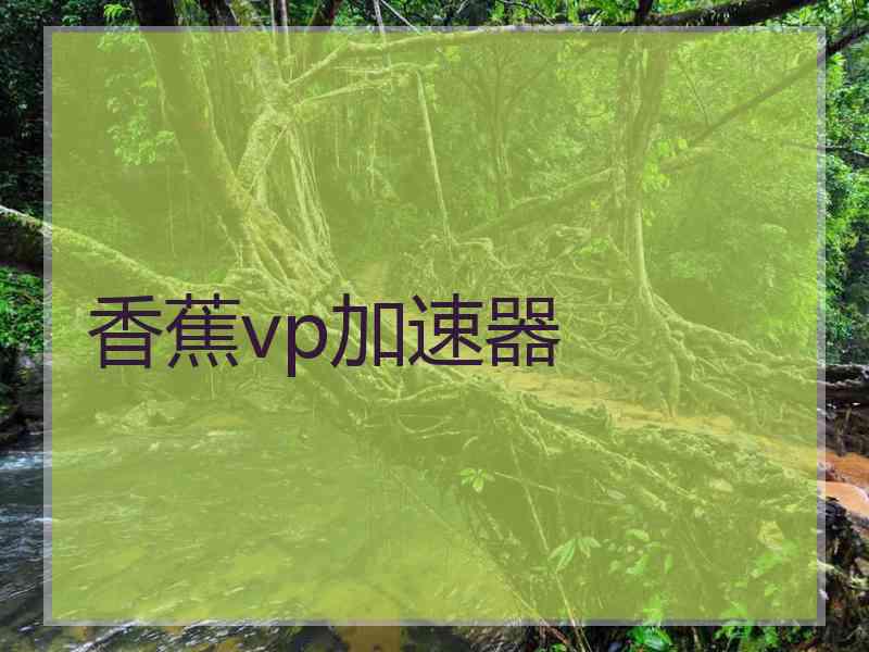 香蕉vp加速器