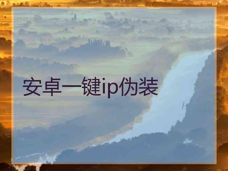 安卓一键ip伪装