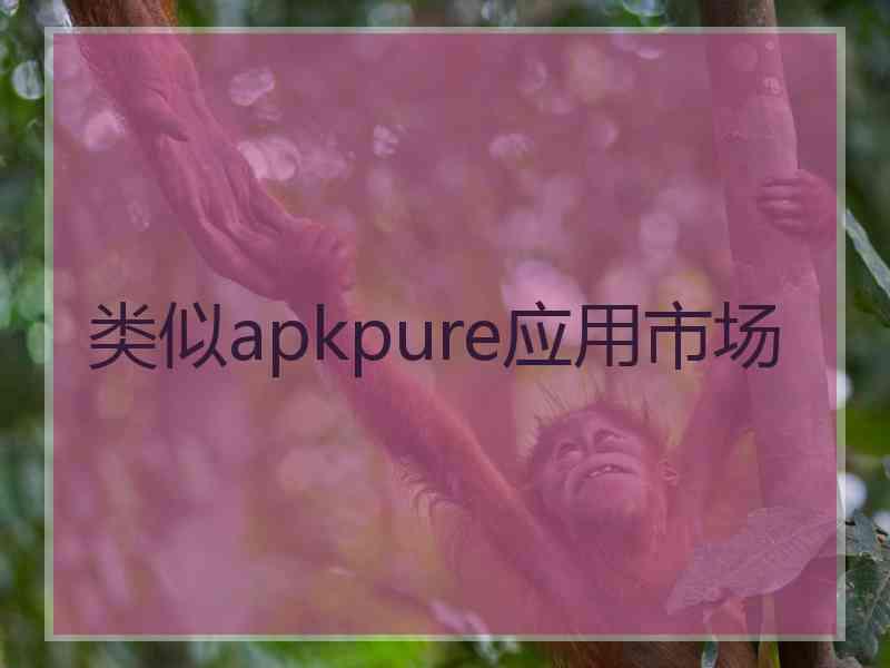 类似apkpure应用市场