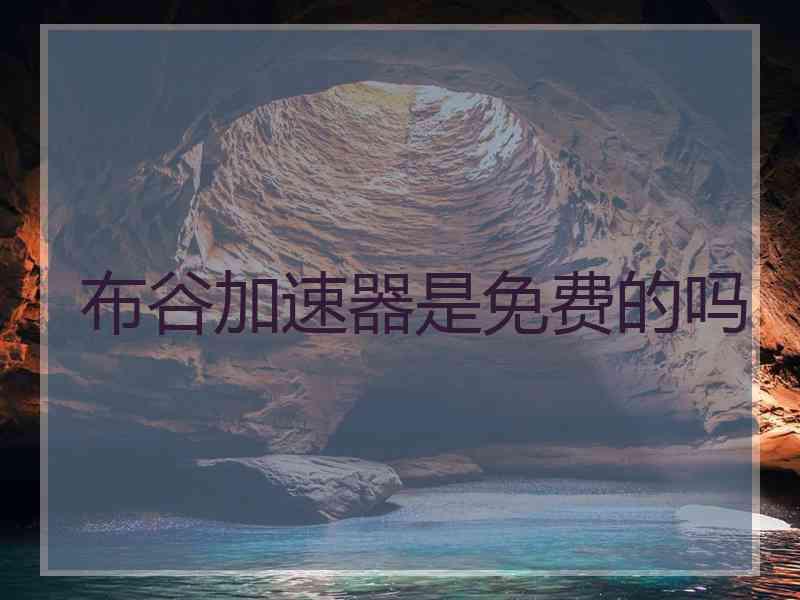 布谷加速器是免费的吗