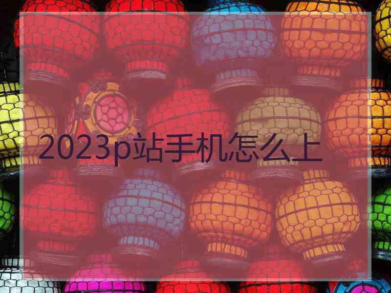 2023p站手机怎么上