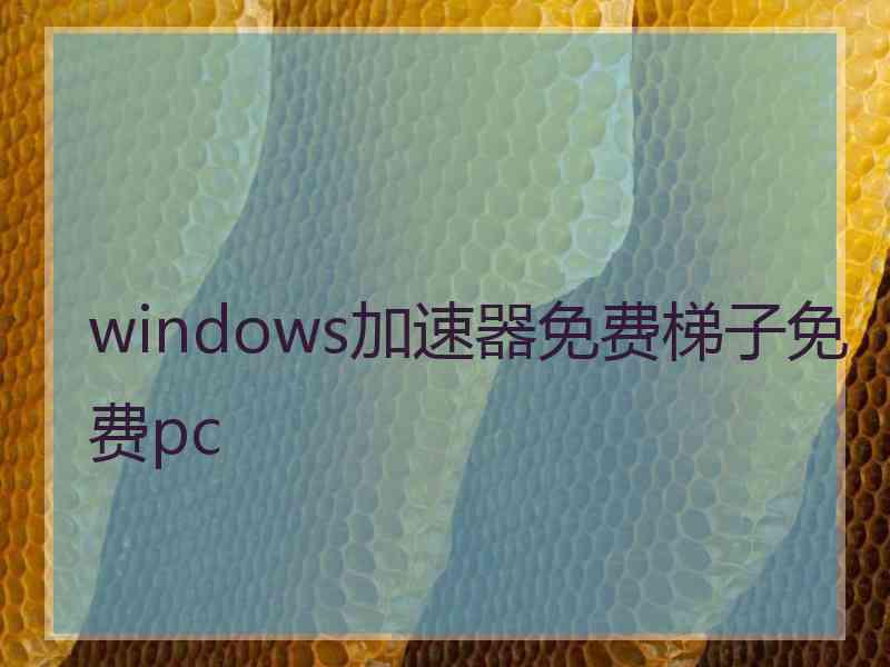 windows加速器免费梯子免费pc