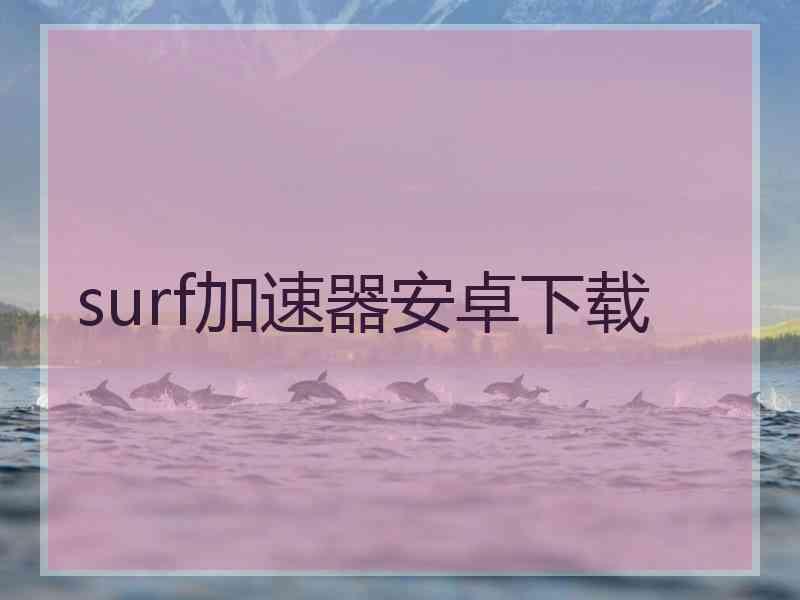 surf加速器安卓下载