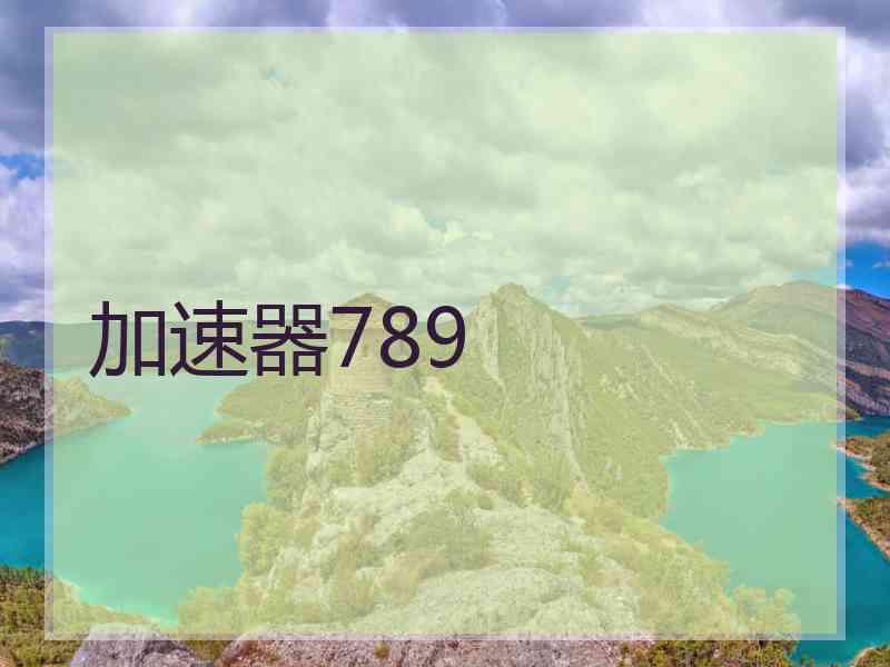 加速器789