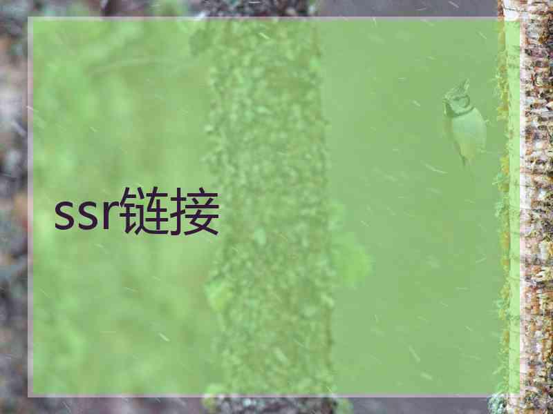 ssr链接