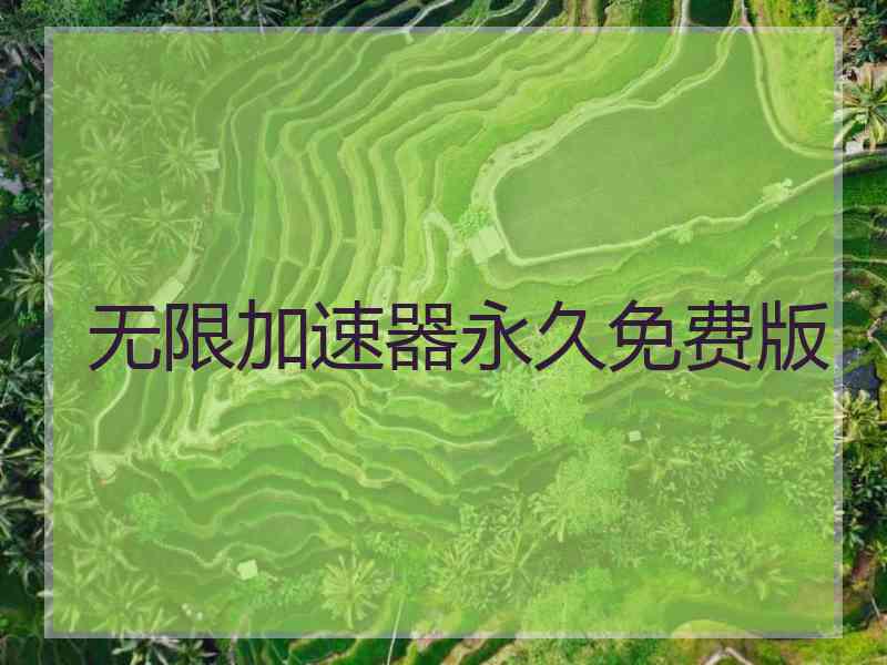 无限加速器永久免费版