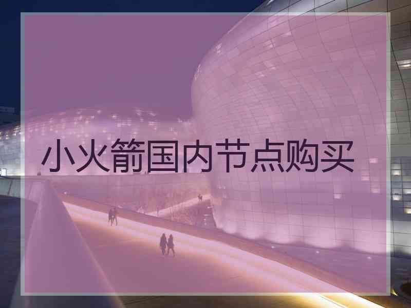 小火箭国内节点购买