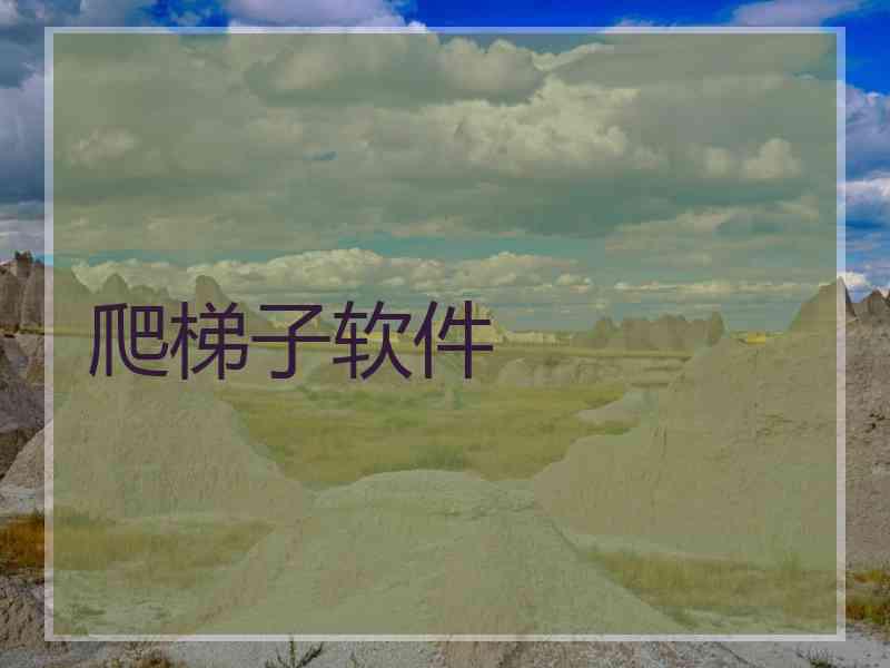 爬梯子软件
