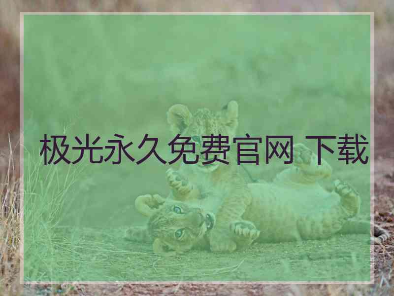 极光永久免费官网 下载