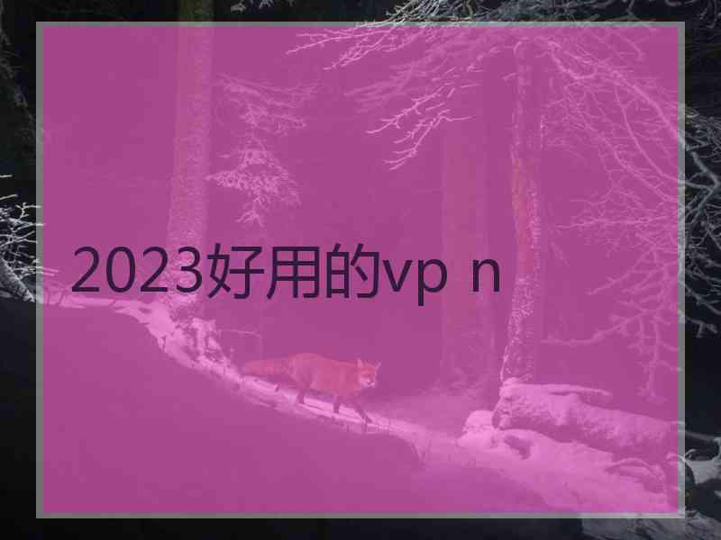 2023好用的vp n