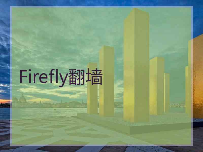 Firefly翻墙